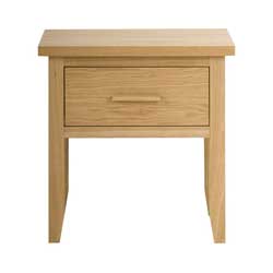 Unbranded Morris - Ashton  1 Drawer Small Bedside Table