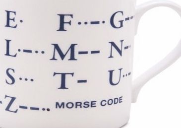 Unbranded Morse Code Mug 4563CP