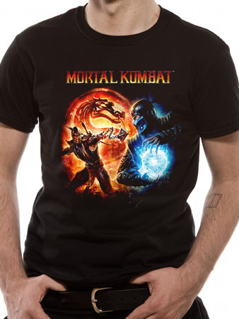 Unbranded Mortal Kombat (Cover) T-shirt cid_7630TSBP
