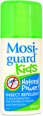 For Kids. Natural Power. 10 hour protection for children 3 months+. Easy spray application. Tested