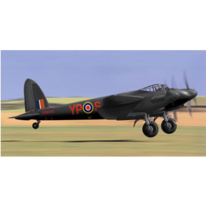 A detailed  collector quality diecast replica of the Mosquito NFII Special. Each Armour Collection d