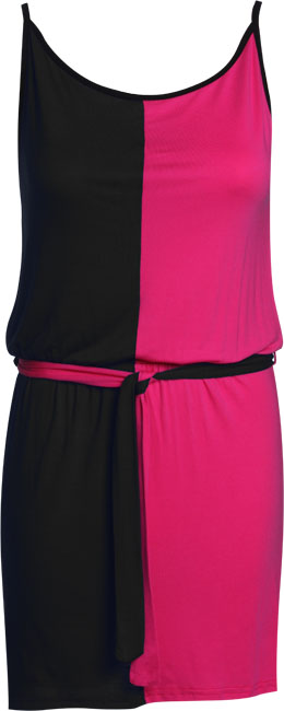 Unbranded Mossley two tone belt dress