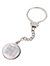 Mother of pearl round keyring