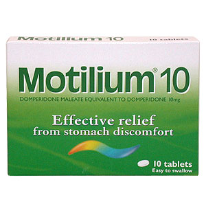 Motilium 10 Tablets - Size: 10