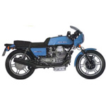 Minichamps has announced a 1/12 replica of the 1976 Moto Guzzi 850 Lemans Mk I in Silver/Blue.