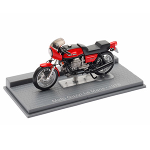 IXO has released a 1/24 scale replica of the Moto Guzzi Le Mans from 1978.