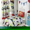 Unbranded Motor Racing, Colourful Race Car Themed Curtains