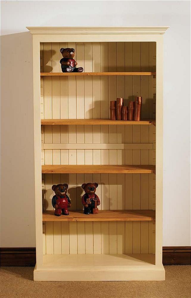 Unbranded Mottisfont Painted 6ft x 3ft Bookcase (Cream,