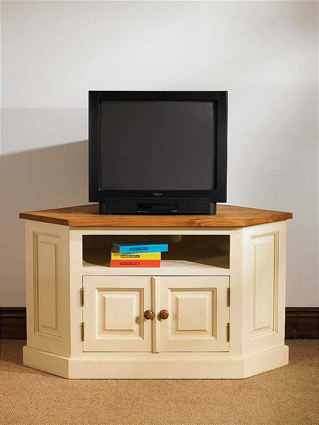 Unbranded Mottisfont Painted Corner TV Unit With 2 Doors