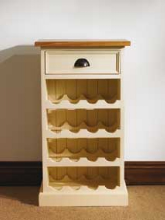 Unbranded Mottisfont Painted Floor Standing Wine Rack