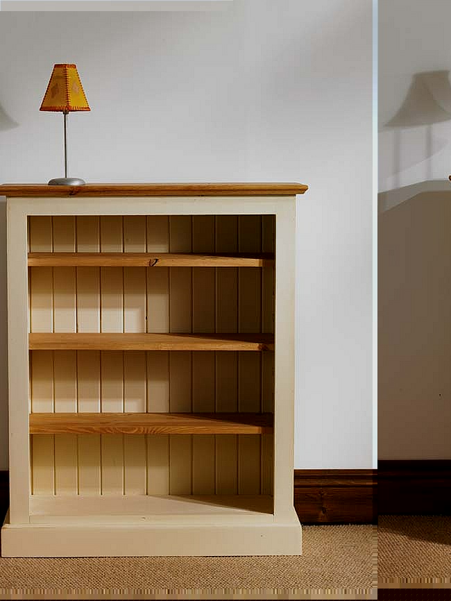 Unbranded Mottisfont Painted Medium Bookcase (Green, Pine)