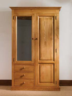 Unbranded Mottisfont Waxed Combination Wardrobe
