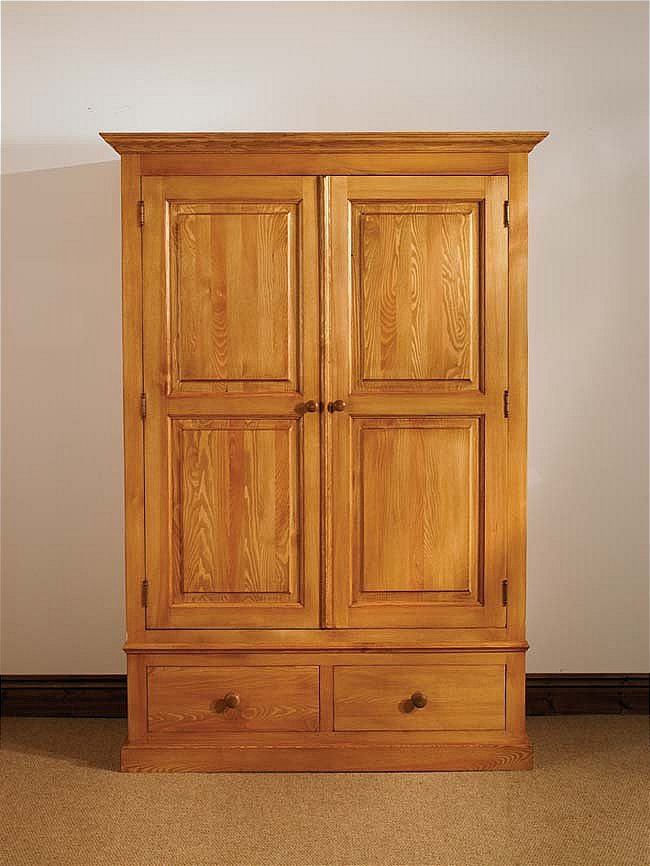 Unbranded Mottisfont Waxed Double Wardrobe