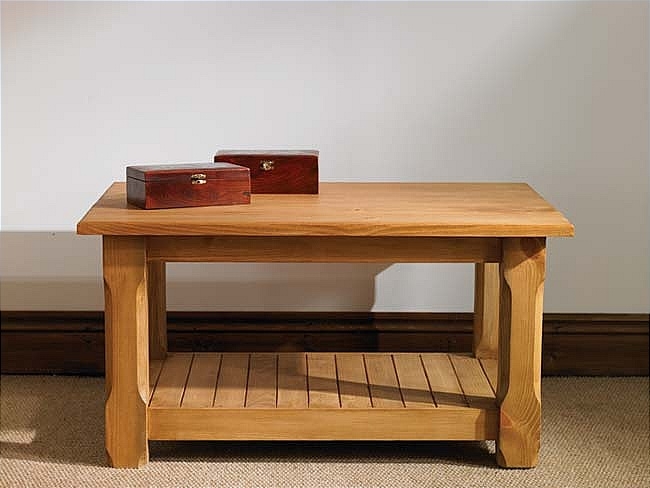 Unbranded Mottisfont Waxed Pine Potboard Coffee Table