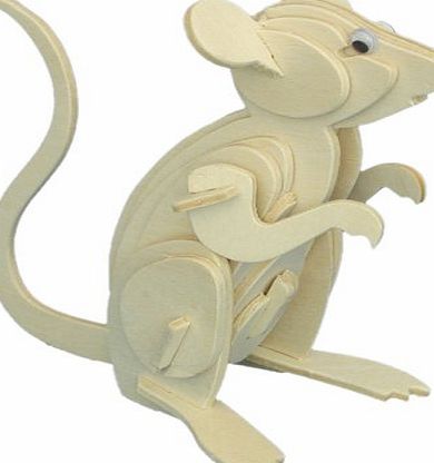 Unbranded Mouse - Woodcraft Construction Kit- Quay