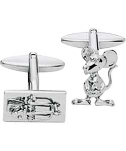 Unbranded Mouse and Trap Cuff Link