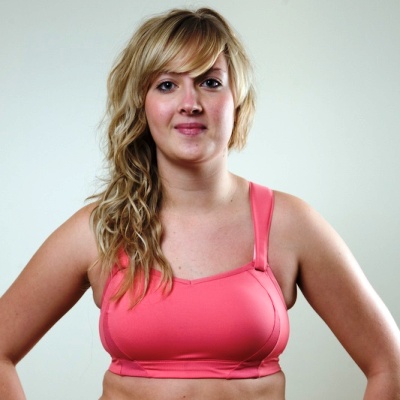Moving Comfort Juno Sports Bra modelled by Elice