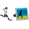 Unbranded Moving Footballer Cufflink