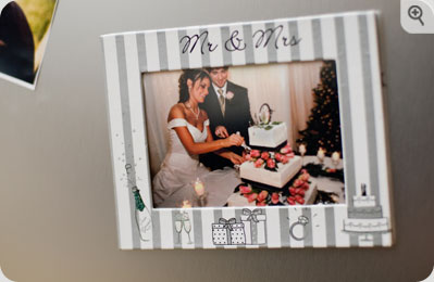 Unbranded Mr and Mrs Magnetic Fridge Frame