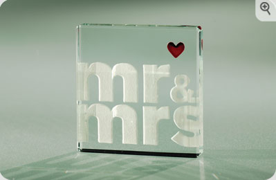 Unbranded Mr and Mrs Mini Token