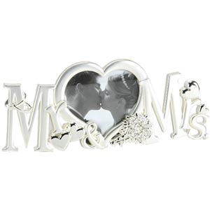 Unbranded Mr and Mrs Photo Frame