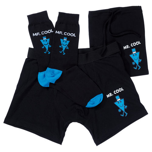 Unbranded Mr Cool Boxer and Sock Gift Set