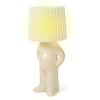No wonder Mr P is wearing a lampshade; wouldn