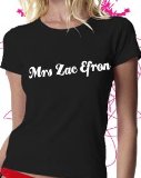 Mrs Zac Efron High School Musical T-shirt,M
