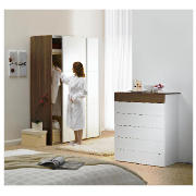 Unbranded Mugello Large Sliding Wardrobe, White Gloss