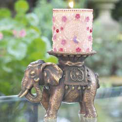 Mughal Elephant Candle Holder