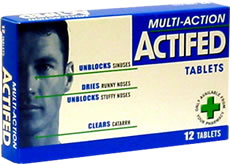 Multi-Action Actifed Tablets 12x