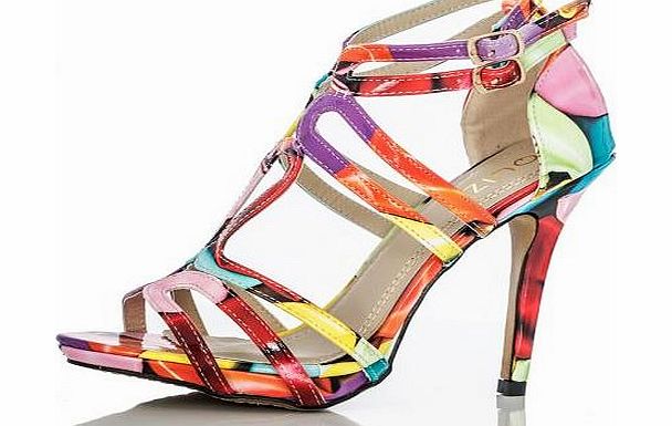 Unbranded Multi Balloon Print Loop Sandals