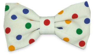 Unbranded Multi-Coloured Dots Bow Tie