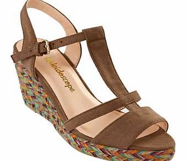 Unbranded Multi Coloured Wedge Sandal