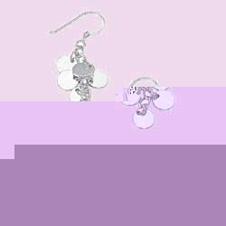 Multi Disc Drop Earrings