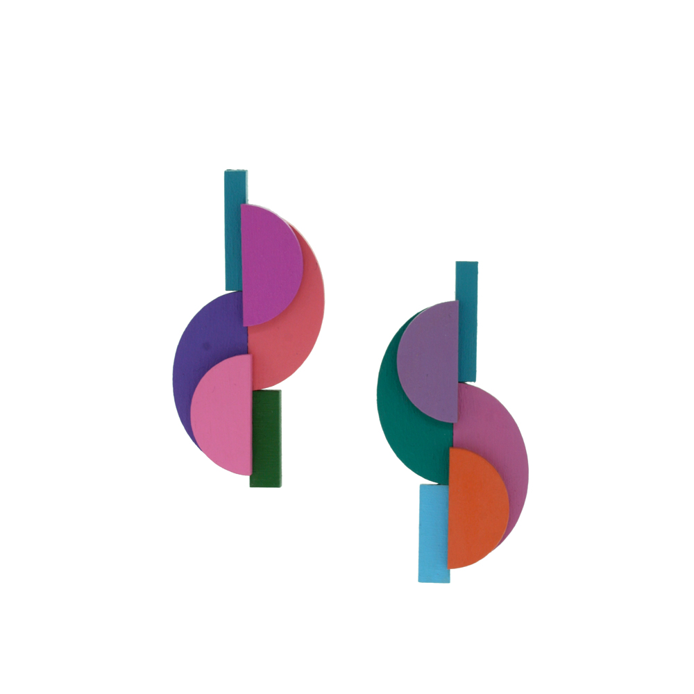 Unbranded Multi Halfmoon Earrings