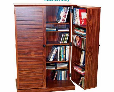 Unbranded Multi-media DVD/CD Cupboard - Walnut