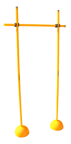 This excellent pole set is ideal for training and can be used with our without the crossbars. You ca