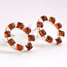 Unbranded Multi stone Amber stud earrings