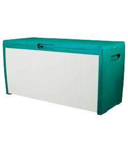 Keter weather resistant storage box.Ideal for garden furniture cushions and general storage.Size