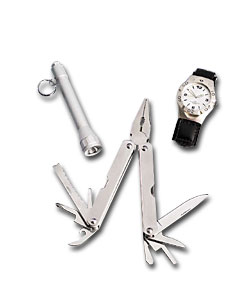 Multitool/Torch and Watch Set.