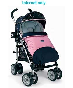 Suitable from birth to 15kg.Single hand reclining backrest with 5 fixed positions.Forward facing sea