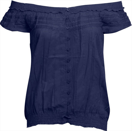 Unbranded Murali dotty crochet blouse