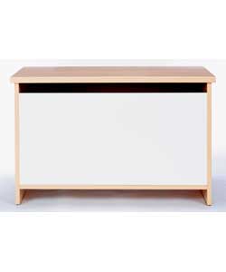 Unbranded Murano Ivory and Maple Storage Chest