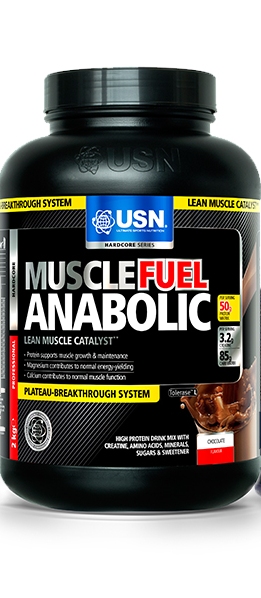 2kg Anabolic Muscle Bundle:50g of protein, 78g of carbohydrates + creatineAlso contains Vitamin B6, Vitamin B12, Vitamin E and Riboflavin, Vitamin C, and ToleraseTM L pH-stable lactaseTake one serving of 19-Anabol Testo before a workout, and one befo