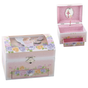 Unbranded Musical Fairy Girl 3D Chest Jewellery Box