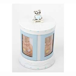 Unbranded Musical Rotating Frame and Box - Blue