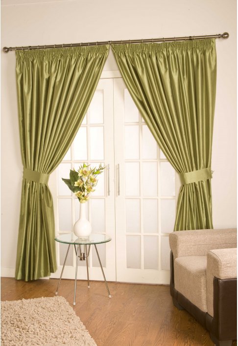 Unbranded Mustique Meadow Lined Curtains