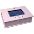 This beautiful pink keepsake box makes the perfect gift for a new born baby girl on her arrival or