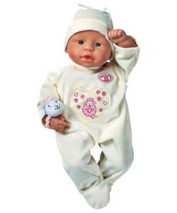 36cm non function doll. Perfect first cuddly doll with fixed eyes. Unlike Baby Annabell she has no e
